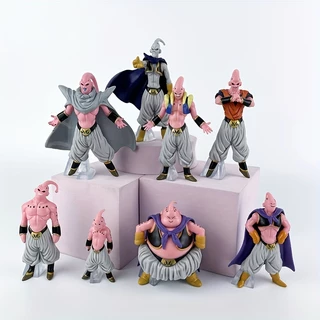 8Pcs Dragon Ball Z Anime Figura Majin Buu Fat Figuras De Ação Em PVC Modelo De Coleção Brinquedos Para Crianças Presentes Adultos