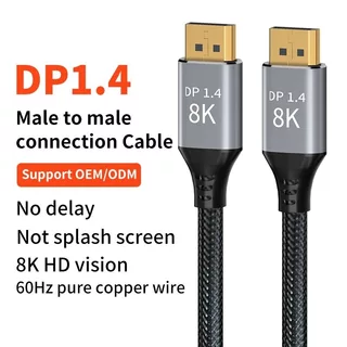 [CHEAP Entrega Rápida] Cabo De Porta De Exibição 2.1 8K , DP Para Placa Gráfica DP1.4 , 8K 144Hz Alta Definição Monitor