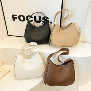 Bolsa Popular Mulher Novo Estilo Moda Moda Mulher Bolsa Textura Ombro Grande Capacidade Retro Mulher Mensageiro