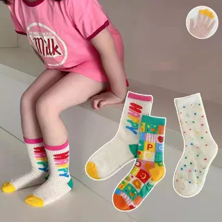 Ano Novo Perda de Ano Novo Barganha Preço Meias Infantis Outono Inverno Meias Masculinas Meias Femininas Desenho Animado Meias Tubo Médio Meias Infantis Grandes Meias de Algodão Liso Meias Estudantis Meias de Bebê Versão Coreana Bonita Meias Infantis Japo