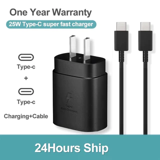 Carregador Rápido 25W Conjunto 1m 2m Cabo De Carregamento Tipo C Para USB