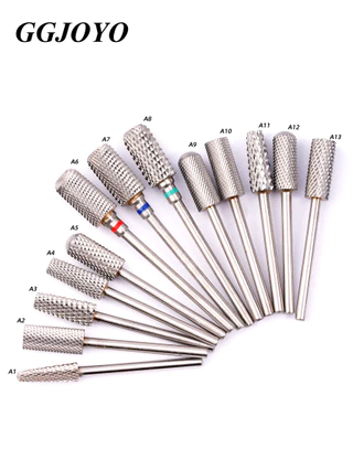 1pc Broca De Unhas Brocas De Carboneto De Tungstênio Para Arquivo Elétrico 3/32 Polegada Diamante Manicure Pedicure Remo