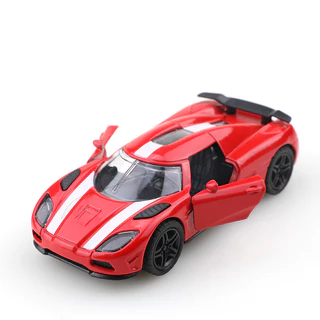 Carro Liga de Carro Modelo Metal Pull Back Simulation Car Boy Decoração de Carro Esportivo Pode Abrir Porta Bolo Acessórios
