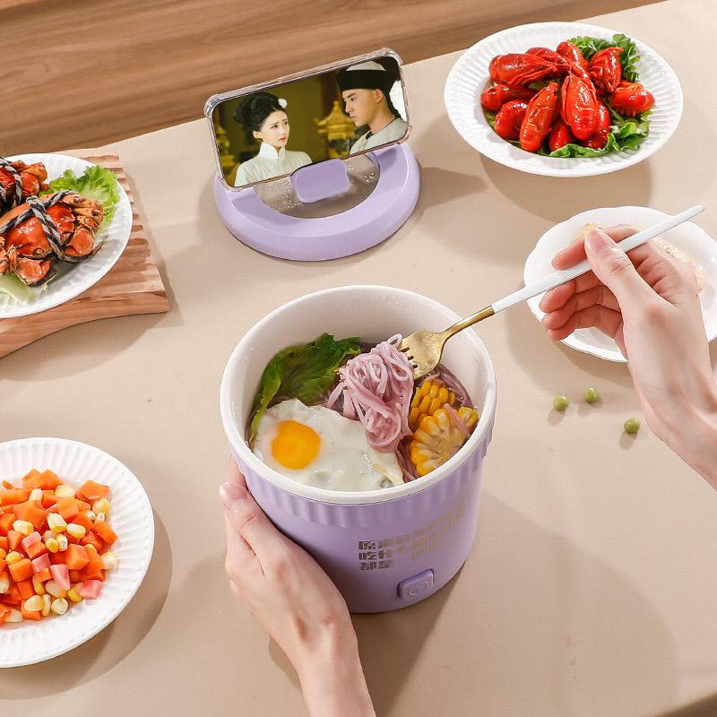 Mini Fogão Elétrico Panela Elétrica Multi-Funções De Macarrão Pequeno Tudo-Em-Um