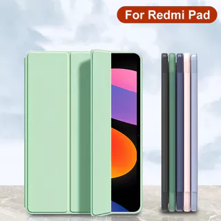 Capa Para Xiaomi Redmi Pad SE 8.7 Polegadas Pro 12.1 11 10.61 POCO 12.1 Em Nova Versão De Couro PU De Três Dobras