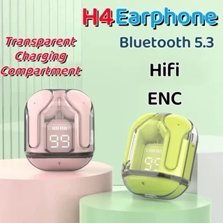 T2 Mini Fones De Ouvido Sem Fio LED Power Display Digital TWS Fone Som Estéreo Bluetooth 5.3 Para iPone Xiaomi Lenovo