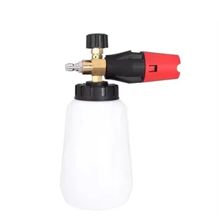 Boca Vermelha De Cobre Transparente De Alta Pressão Para Lavagem De Carros Pote De Espuma Núcleo De Pulverização Removível E Substituível Ma Bombas Especiais De Água