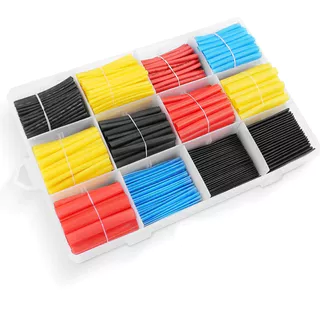 Tubo Termo Retrátil Isolado , Para Carro , Cabo USB , Manga De Fio 2 : 1 , Kit De Reparo Envoltório