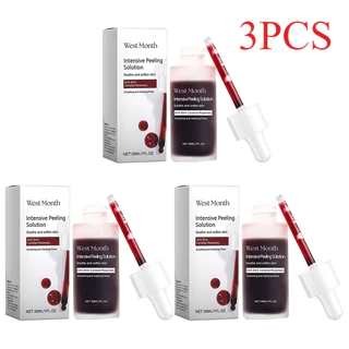 Peeling Solution Soro Facial Esfoliante , Iluminador Para Limpeza Profunda De Poros Minimizando Renovação Da Pele Suaviz