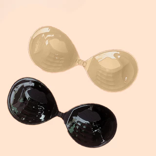 Sutiã Push-Up Grosso De 3 Cm-Copos Redondos De Silicone Com Fecho Frontal (Sem Alças E Antiderrapantes)