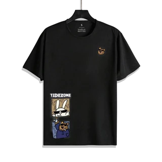 Camiseta Engraçada De Manga Curta Com Estampa De avatar De Desenho Animado , tops Casuais Soltos E Versáteis , Perfeitas