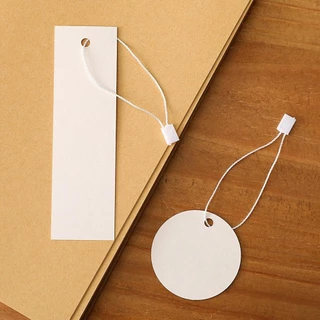 17cm 1000Pcs Branco Pendurar Tag Corda Snap Lock Pino Laço Prendedor Gancho Laços , Fácil E Rápido De Fixar