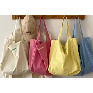 2024 Novo Nicho De Cor ins commuter Nichos Saco De Lona Para Estudantes De Grande Capacidade Simples De Lazer Diário De Costas Tote bag