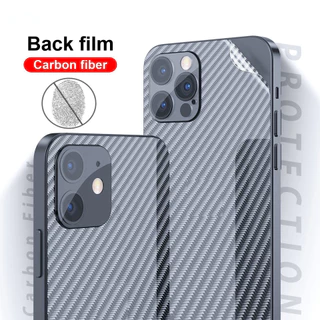 [2 Pcs] Película Traseira Para iPhone 14 Plus 13 11 12 Pro Adesivo Telefone Resistente A Arranhões Máximos 13 12 Mini XS Max XR X 7 8 De Fibra De Carbono