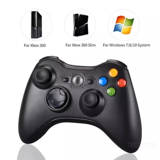 Estoques À Vista Controlador Sem Fio Xbox 360 De Jogos Gamepad Joystick Joypad Com Dongle Para Pc P3