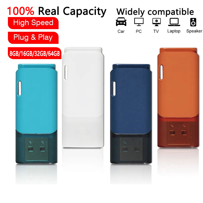 Unidade Flash 64GB 16GB 32GB USB 2.0 pen drive 4GB 8GB Adequado Para ...
