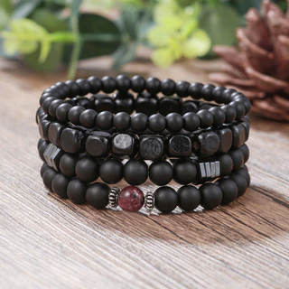 Pulseira Masculina de Moda Pulseira de Moda Pulseira de Moda Pulseira de Moda Pulseira Masculina de Múltiplas Camadas 4-