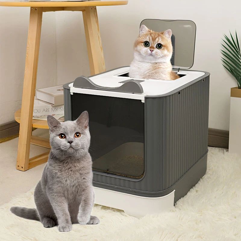 Caixa De Ninhada Para Gatos Portátil Kitty Kit