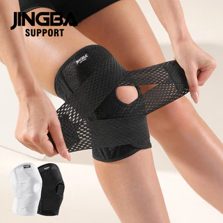 1 Joelheiras Homens Homens Homens Mulheres Apoio Respirável Menisco Patella Patella Saltando Corda Correndo Equipamento de Proteção Esportiva