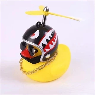 1PC Pato Amarelo Decoração Do Carro Capacete Motocicleta Elétrica Bicicleta Internet Celebridade Fora Brinquedo De Banho