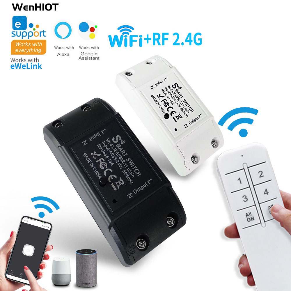 eWeLink WiFi Smart switch Comutador Sem Fio APP Funciona Com O Controle De Voz Alexa Google Home