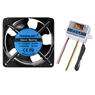 W3001 220V Termostato Controlador De Temperatura Digital Para Incubadora De Ovos Temporizador Sensor Conjunto De Ventila