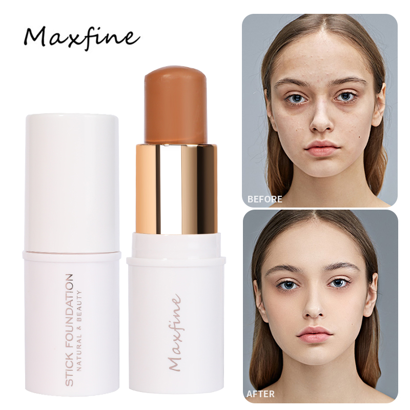 Maxfine Foundation Stick-Lasting, Mixable, Natural Matte Cream Formula- Sem Cruel Presente Perfeito para o Dia dos Namorados para Mulheres