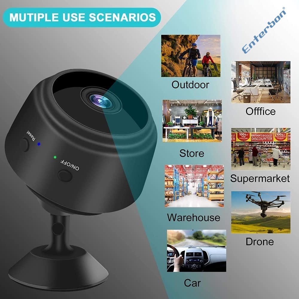2.4G WIFI Mini Câmera De Proteção Segurança Câmeras Vigilância Wi-Fi ...