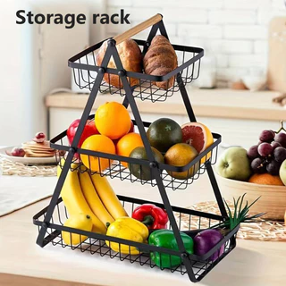 Rack De Armazenamento Portátil E Respiratório Que Drena Cremalheiras Duráveis Resistentes Confortáveis Para Frutas