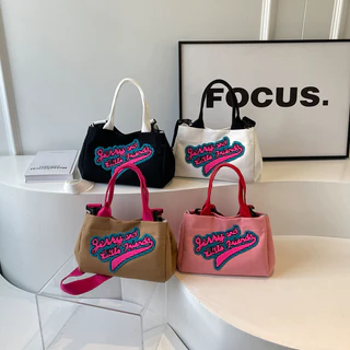 Bolsa de lona Bolsa de pano para mulheres Bolsa de grande capacidade para todos os ombros com um novo estilo