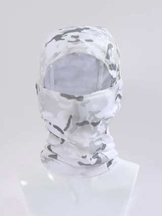 Máscara Balaclava-Design De Camuflagem De Neve Para Passeios Ao Ar Livre E Motociclismo , Capa Facial De Inverno