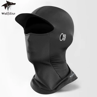 Proteção Solar Balaclava De Verão Com Buraco De Óculos , Máscara De Lenço Respirável Brim Para Caminhadas , Ciclismo , Caça , Pesca