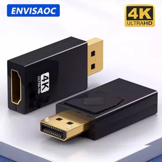 Adaptador 4K 1080P DisplayPort Para HDMI DP TV HD Macho Fêmea Vídeo PS5 PC Portátil Desktop