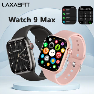 LAXASFIT Novo Relógio Smart Watch 9 Max Smartwatch 2.01 Polegadas Bluetooth Talk Monitor De Frequência Cardíaca Multi Sport Mode Homens Fitness Mulheres