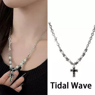 1 Irregular legal pérola amor coração cruz nicho colar rua Hip-Hop na moda clavícula Design masculino feminino