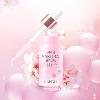 Frasco De Vidro LAIKOU Japão Sakura Serum 30ml Hidratante/Antienvelhecimento/Reduz Rugas/Radiante/Rejuvenescimento Da Pe