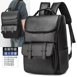 Moda Simples Mochila Coreana Mochila de Rua Mochila de Rua Mochila de Couro Mochila de Lazer Exterior Mochila Estudantil Mochila Estudantil Trendy