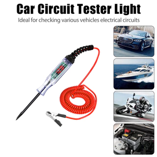 Testador de Luz Automotivo Digital LED 3V-48V com Voltímetro e Sonda para Verificação de Carro