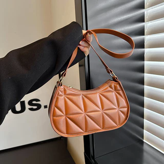Design de nicho Bolsa Mulher Novo Estilo Retro Casual Bolsa Portátil de Ombro Moda Tendência Bolsa para o Braço Mulher