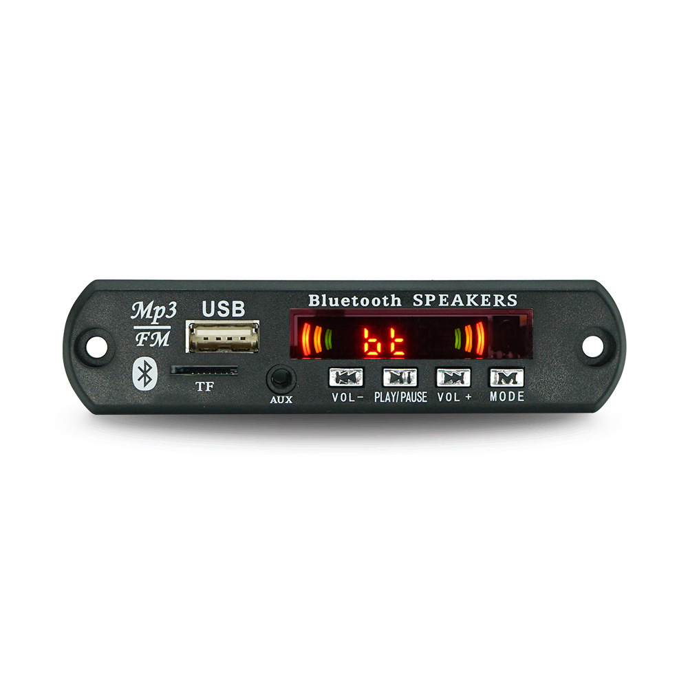 Amplificador Bluetooth 3W 5V com Fonte de Alimentação e Tela Colorida Decodificadora MP3