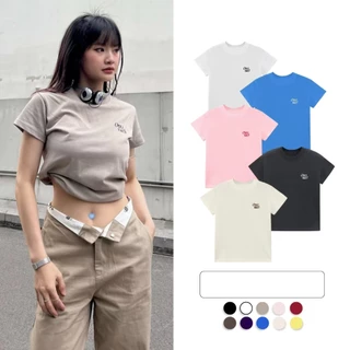 Camiseta Feminina Da Moda De Verão , casual E Versátil , Respirável Confortável Para Viajar