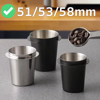 Aço Inoxidável 58MM Café Em Pó Receptor Copo Espresso Moedor Máquina De Aroma
