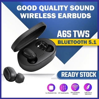 Fone De Ouvido original A6S TWS Sem Fio bluetooth 5.0 Esportivo Com Microfone Para smartphone