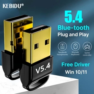 USB Bluetooth 5.4 Dongle Adaptador Driver Sem Fio Livre Para PC Mouse Teclado Música Cartão De Áudio Receptor Transmisso