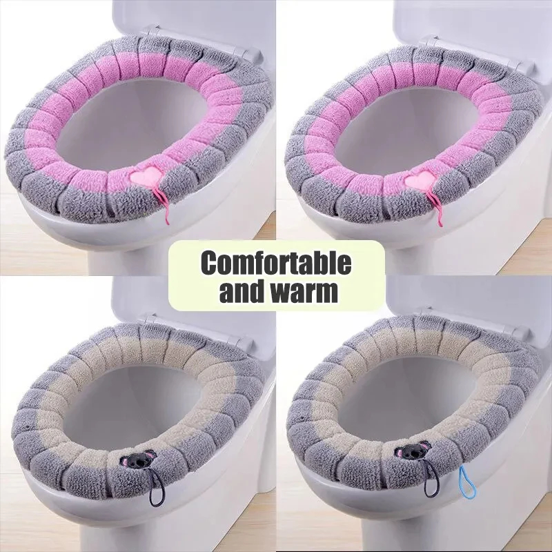 1 Pacote De Tapete Higiênico Portátil De Malha Espessada Anticongelante Lavável Tampa Higiênica Tipo O Universal