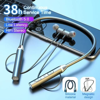 K58 Fones De Ouvido Sem Fio Bluetooth Neckband Magnético Esporte Correndo À Prova Dwaterproof Água 5.0 Fone Com Microfon