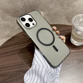 Para iphone Caso Nevoeiro Fosco Magnético Pele Fina À Prova De Choque