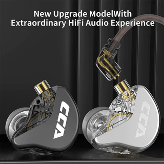 CCA CRA Fones De Ouvido Pendurados Na Orelha Com Fone HiFi Monitor Noice Cancelando Gamer Esportivo KZ ZEX Pro NRA CA4