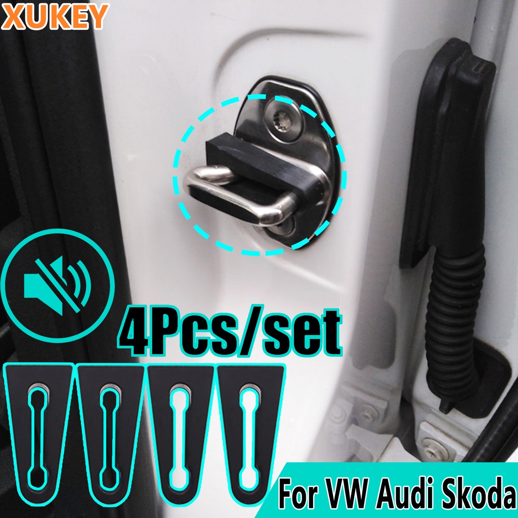 Amortecedor De Choque Da Porta Do Carro Isolamento Acústico Volkswagen VW Golf Polo Jetta Passat Tiguan Audi A3 A6 A4 Q5 Q7 Acessórios Para Carros