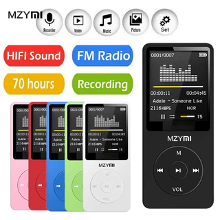 mzyMI Mp3 Mp4 Player Cartão De Memória De 16 GB Tela Digital Portátil Música FM Rádio Gravação De Voz Alto-Falante HD Embutido Com Visualização De Fotos